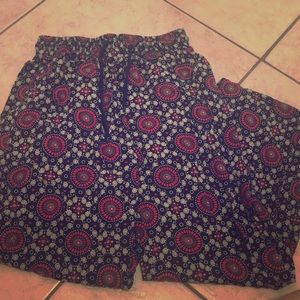 Paisley print pants